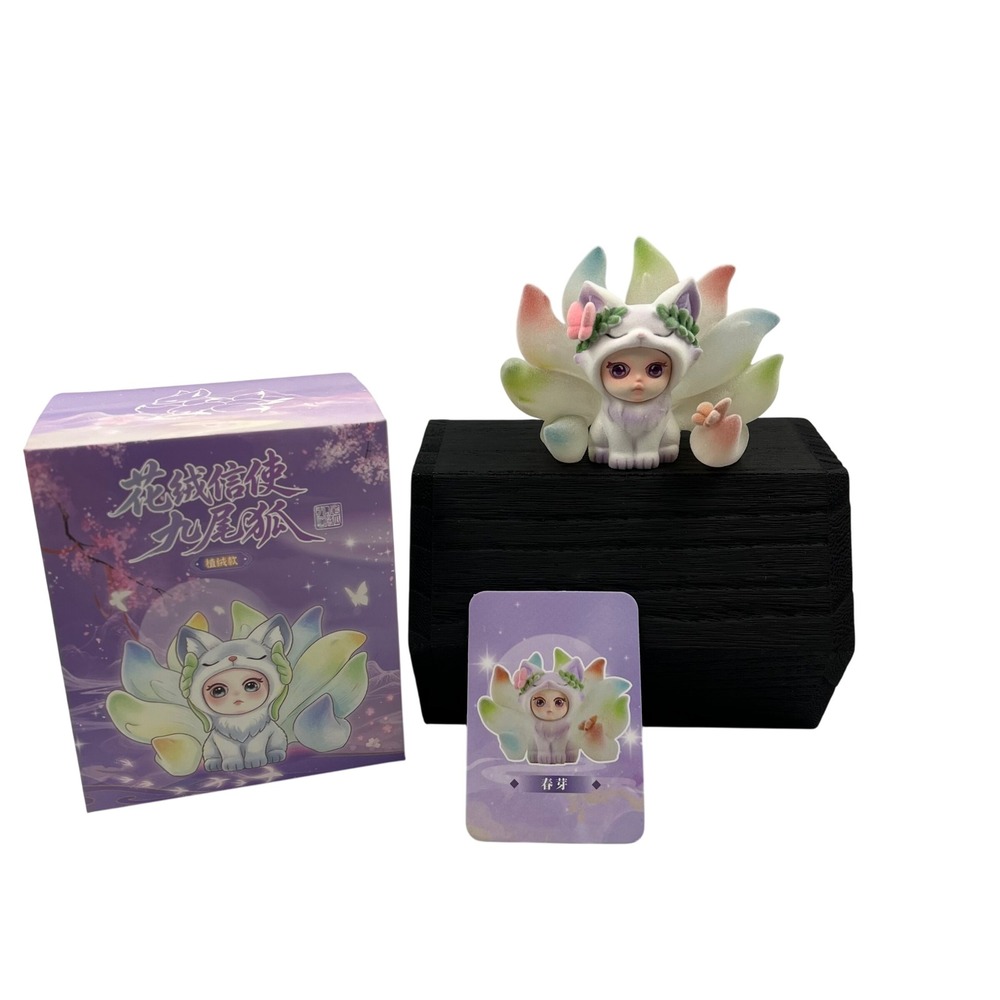 Flower Messenger Nine-Tailed Fox Spring Bud Blind Box Figure Card-Confirmed